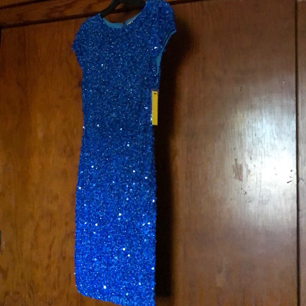 Rhyme stone ocean blue dress